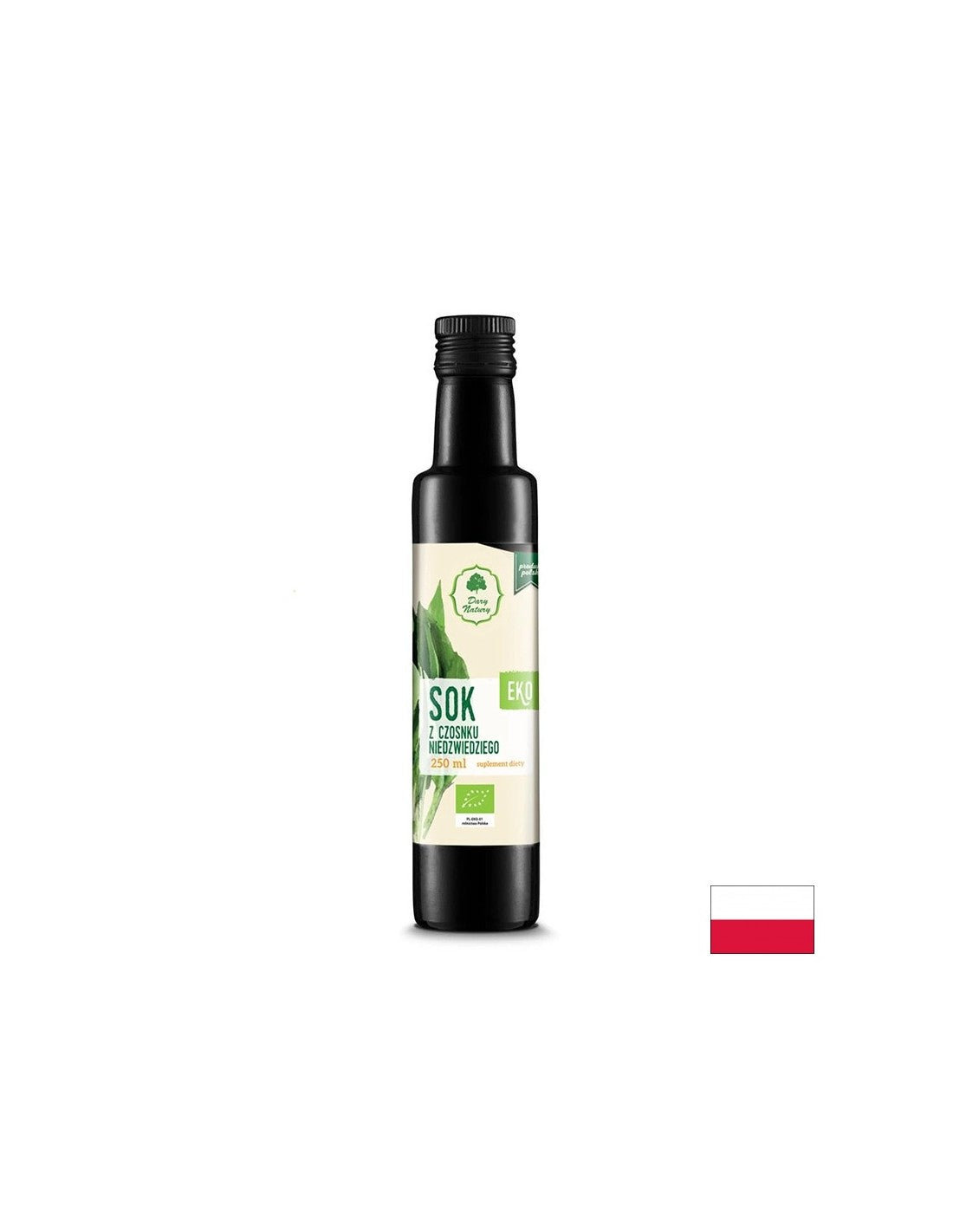 Био сок от див чесън за добавяне към напитки и ястия - Сърдечносъдово здраве, 250 ml, 16 дози - Feel You