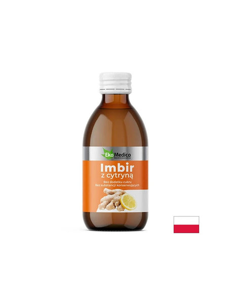 Сок от джинджифил & лимонов сок - Добро храносмилане и силен имунитет, 250 ml, 25 дози - Feel You