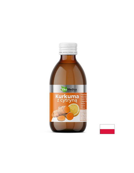 Куркума  + сок от лимон, 250 ml EkaMedica - Feel You