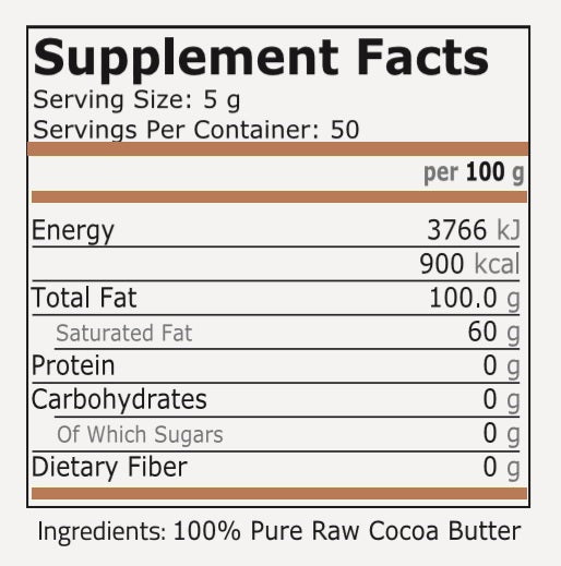 Pure Nutrition Cocoa Butter 250 Г