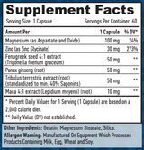 Testosterone Booster / 60 Caps