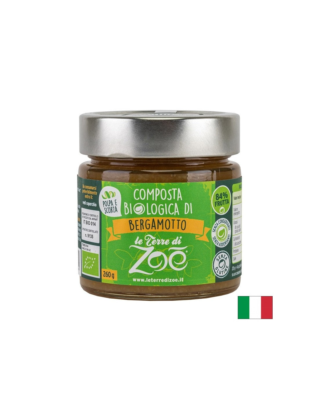 Конфитюр от бергамот БИО, 260 g - Feel You