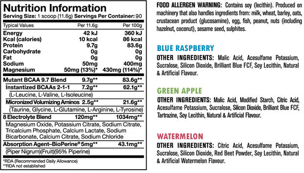 BCAA 9.7 / 90 Servs. - 1.044 kg - Feel You