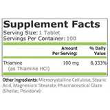 VITAMIN B-1 (Thiamine) - 100 mg - 100 таблетки
