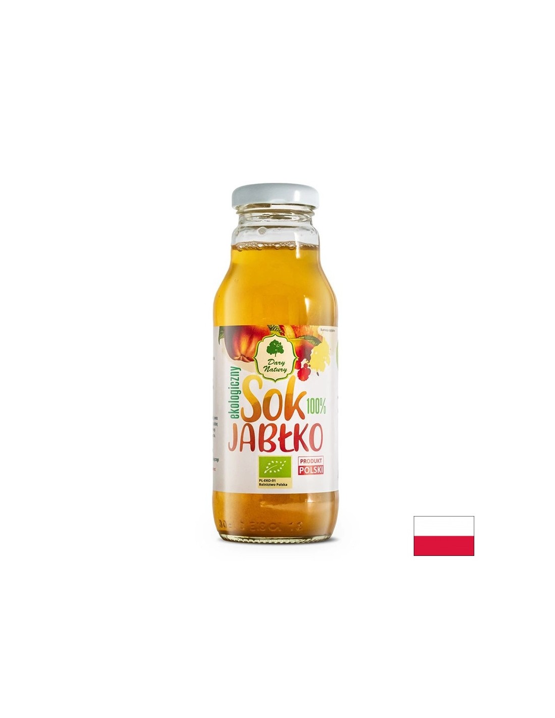 Натурален сок от ябълки Био, 270 ml Dary Natury - Feel You