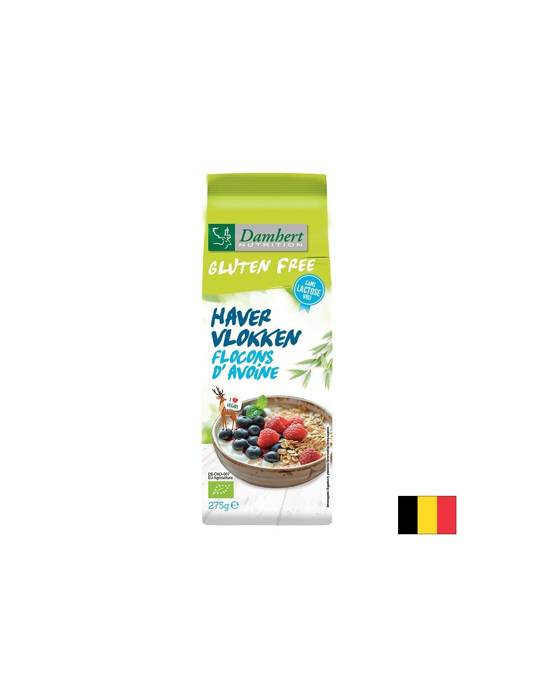 Овесени ядки (без глутен и лактоза), БИО, 275 g - Feel You