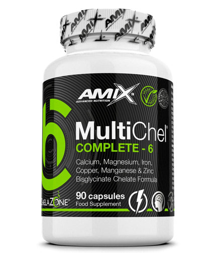 ChelaZone® MultiChel® Complete 6 Bisglycinate Chelate / 90 Vcaps - Feel You