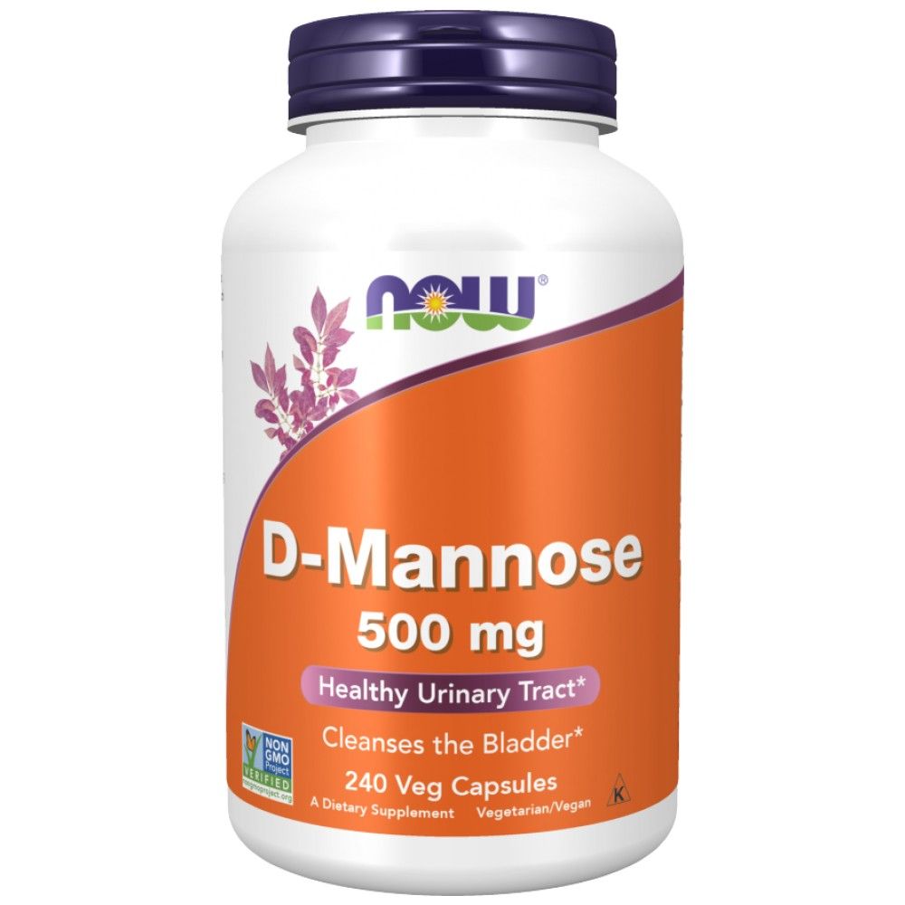 D-Mannose 500 mg - 240 капсули - Feel You