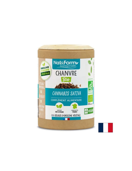 Стрес и добро настроение - Конопено семе БИО, 295 mg х 200 капсули - Feel You