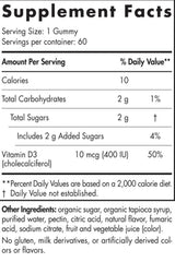 Vitamin D3 Gummies Kids 400 IU - 120 желирани бонбони - Feel You