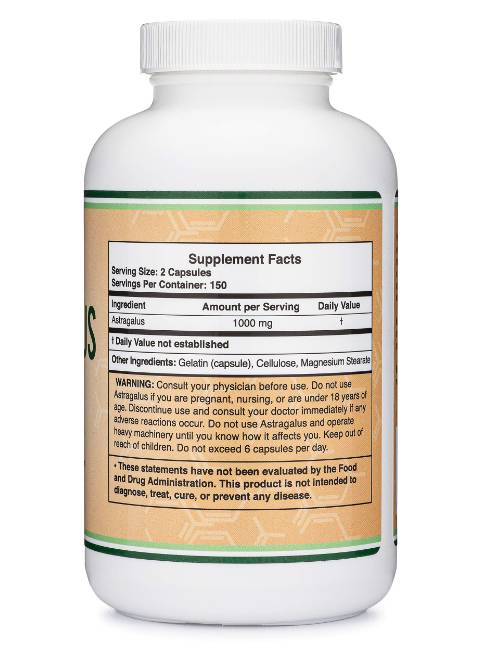 Astragalus 1000 mg - 300 капсули - Feel You