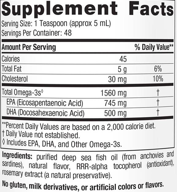 Omega-3 Liquid 1560 mg - 473 мл - Feel You