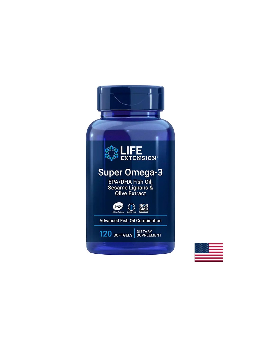 Супер Омега-3 (с лигнан от сусам и екстракт от маслина), 120 софтгел капсули - Feel You