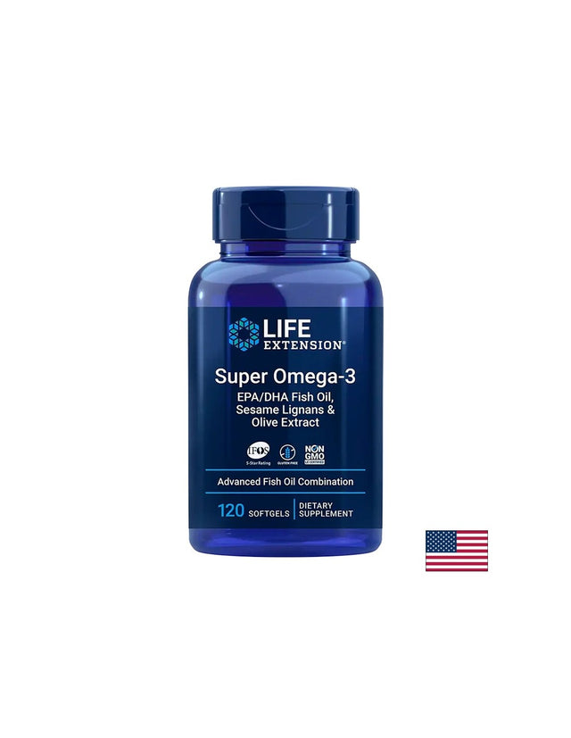 Супер Омега-3 (с лигнан от сусам и екстракт от маслина), 120 софтгел капсули - Feel You