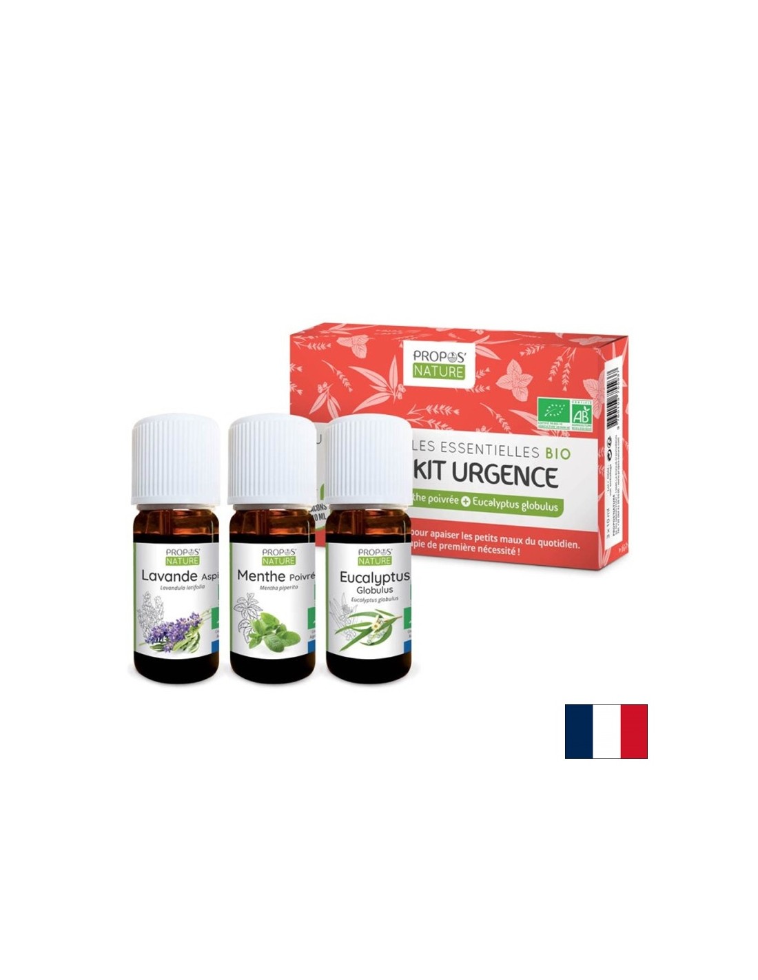 Арома сет За спешна нужда с 3 вида етерични масла, БИО, 3 флакона - Feel You