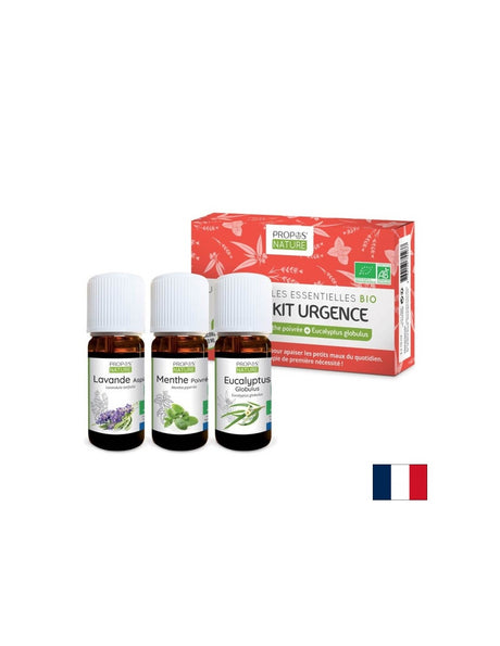 Арома сет За спешна нужда с 3 вида етерични масла, БИО, 3 флакона - Feel You