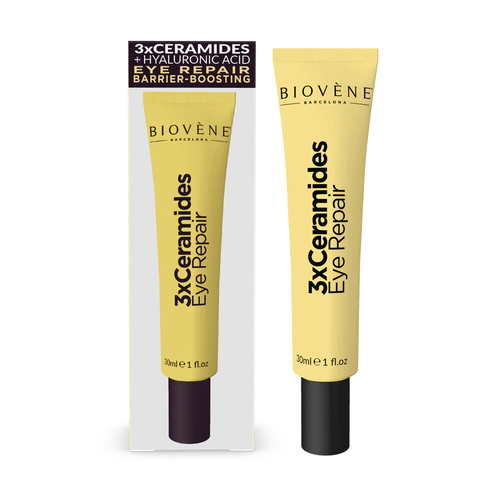 3Х Околоочен крем със серамиди за възстановяване и подхранване - 30 мл - Feel You