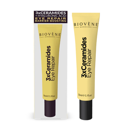 3Х Околоочен крем със серамиди за възстановяване и подхранване - 30 мл - Feel You
