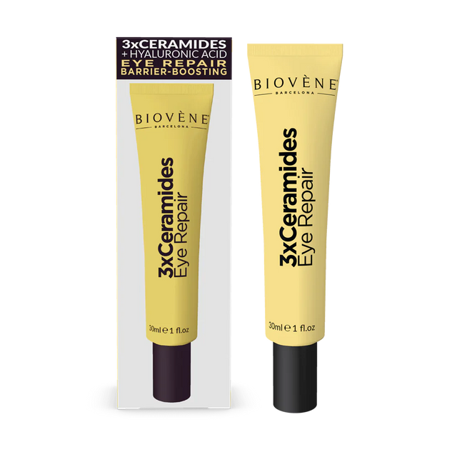3Х Околоочен крем със серамиди за възстановяване и подхранване - 30 мл - Feel You