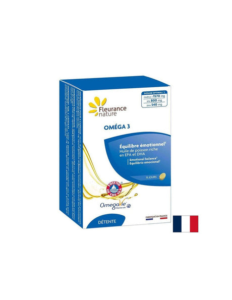 Сърдечно- съдова и мозъчна функция - Омега 3, 392.5 mg (EPA 200 mg/ DHA 100 mg) х 60 капсули - Feel You