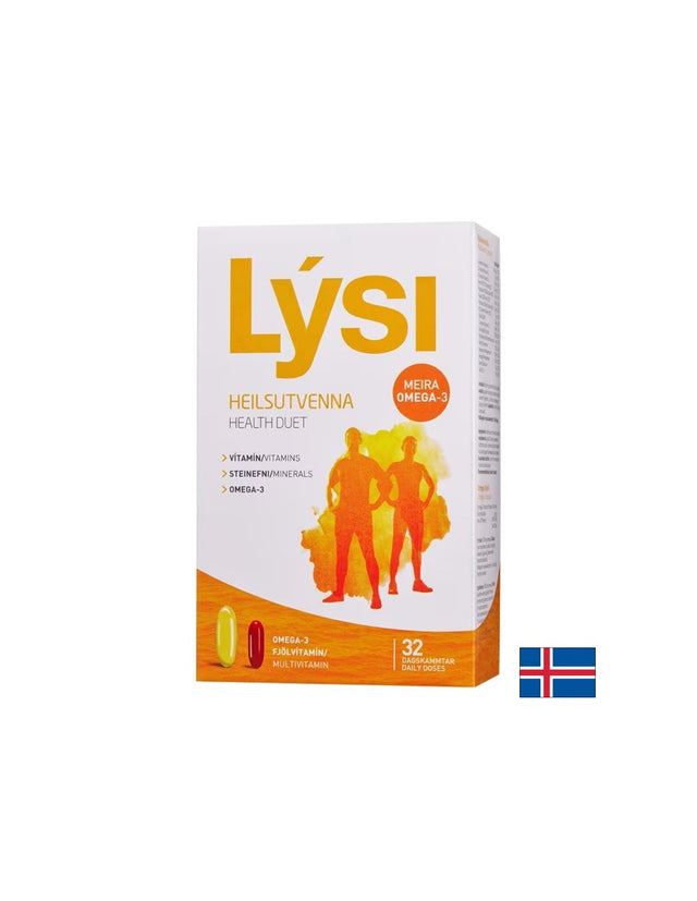 Омега-3 & Мултивитамини - Сила за имунитета, нервната система, сърцето и очите, Дуо опаковка, 4 блистера х 16 капсули - Feel You