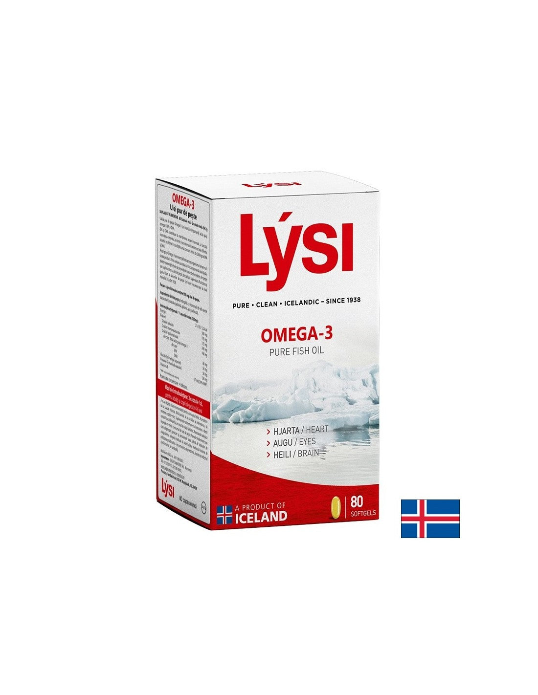 Омега-3 – рибено масло за сърцето, мозъка и очите, 500 mg, 80 софтгел капсули - Feel You