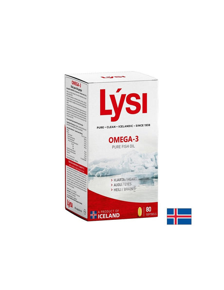 Омега-3 – рибено масло за сърцето, мозъка и очите, 500 mg, 80 софтгел капсули - Feel You