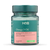 Омега 3 масло от водорасли (Algal Oil) 500мг 30 капсули, H&B - Feel You