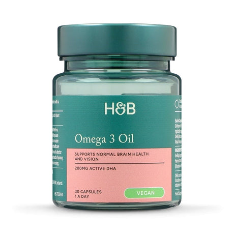 Омега 3 масло от водорасли (Algal Oil) 500мг 30 капсули, H&B - Feel You