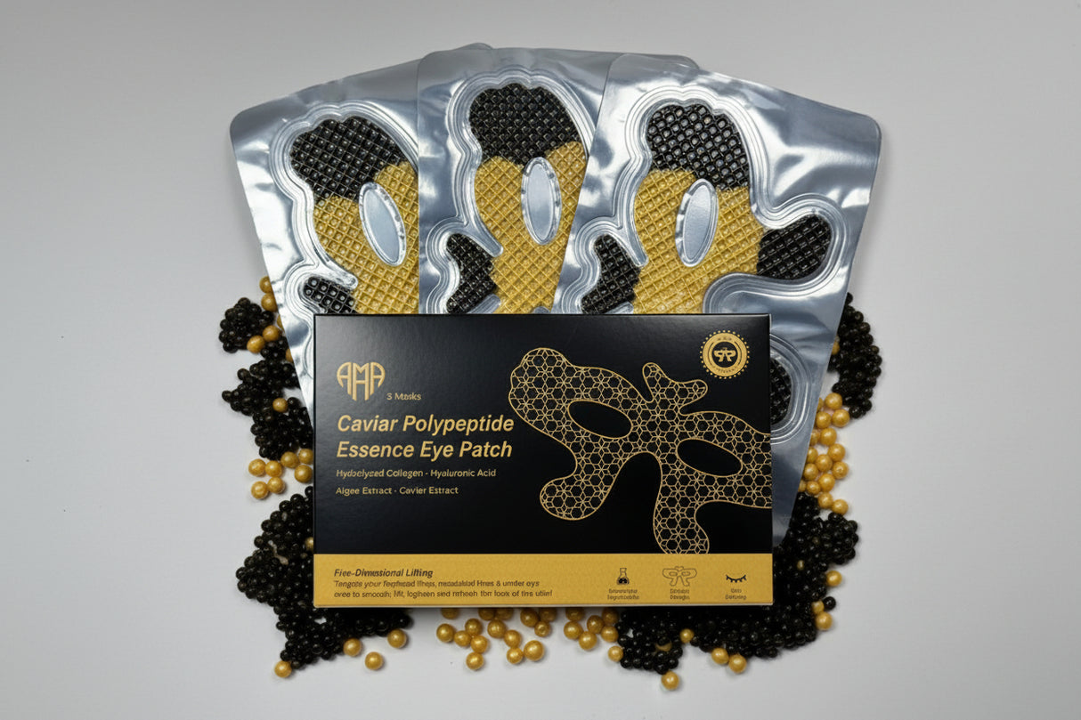 Регенерираща маска с хайвер, колаген и пептиди за лице – 3 броя - Feel You