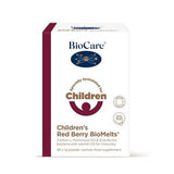 Пробиотик за деца + Витамин Д3 / BioCare Children's Red Berry BioMelts 28 Sachets - Feel You