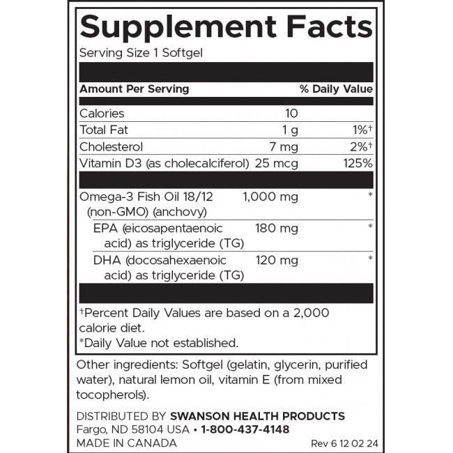 Омега-3 рибено масло с витамин D с вкус на лимон - 60 софт гел капсули - Feel You