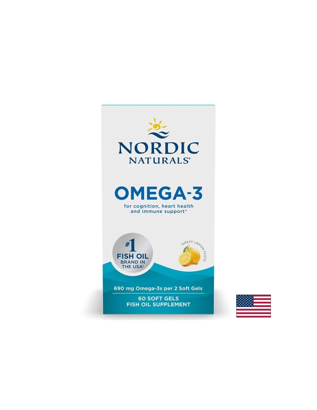Омега-3 (EPA + DHA) – Холестерол, концентрация и настроение, 345 mg, 60 софтгел капсули