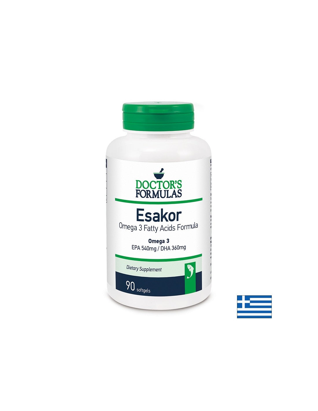 Омега-3 Формула - Esakor, 90 софтгел капсули Doctor’s Formulas - Feel You