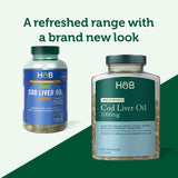 Омега-3 рибено масло от черен дроб на треска (Pure Cod Liver Oil) 1000мг 120 капсули, H&B - Feel You
