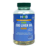 Омега-3 рибено масло от черен дроб на треска (Pure Cod Liver Oil) 1000мг 120 капсули, H&B - Feel You