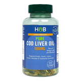Омега-3 рибено масло от черен дроб на треска (Pure Cod Liver Oil) 1000мг 60 капсули, H&B - Feel You