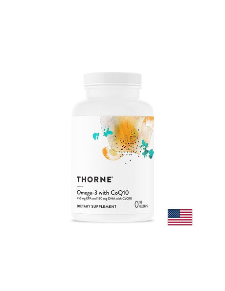 Омега-3 + Коензим Q10 - Сърдечна, неврологична и зрителна функция, 90 софтгел капсули - Feel You