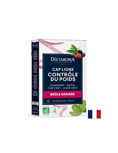 Гуарана + Зелен чай + Опунция – Контрол на апетита и теглото, 30 таблетки - Feel You