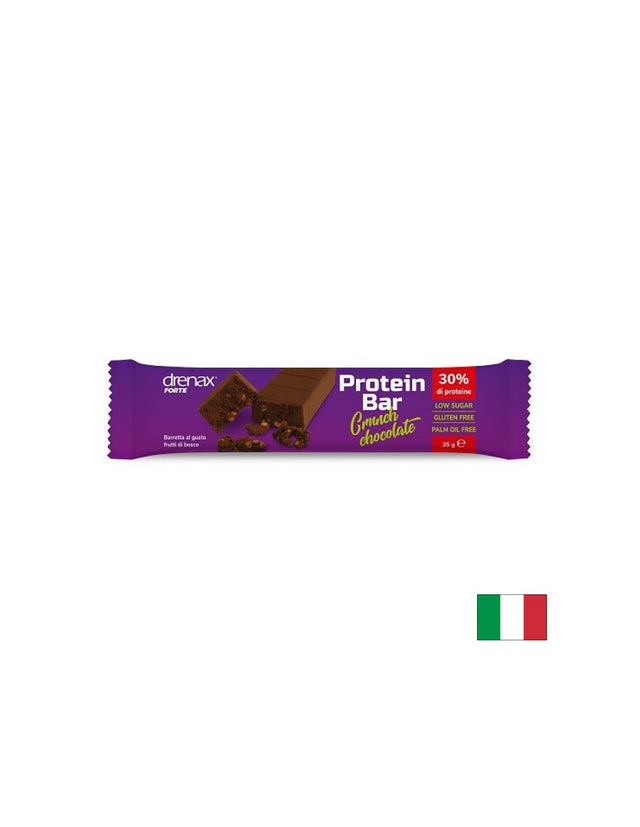 Протеиново барче (30% протеини) с хрупкав шоколад Drenax®, 35 g - Feel You