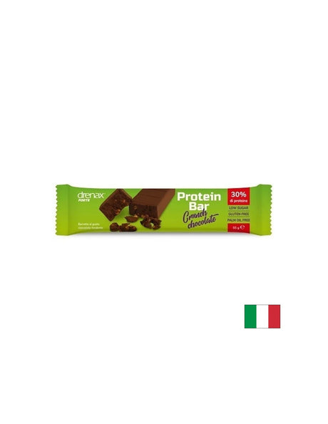 Протеиново барче (30% протеини) с хрупкав шоколад Drenax®, 55 g - Feel You