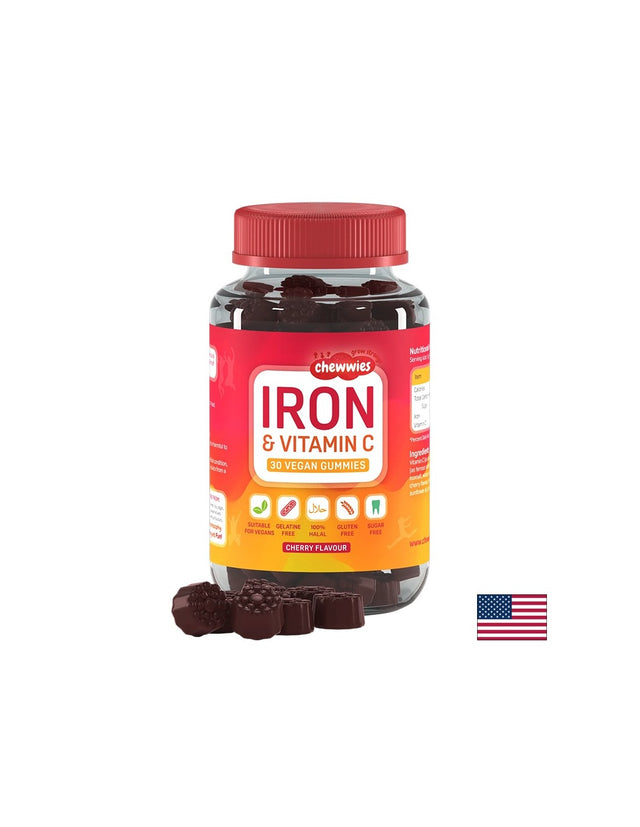 Анемия - Желязо + Витамин С Гъми, 30 желирани таблетки - Feel You