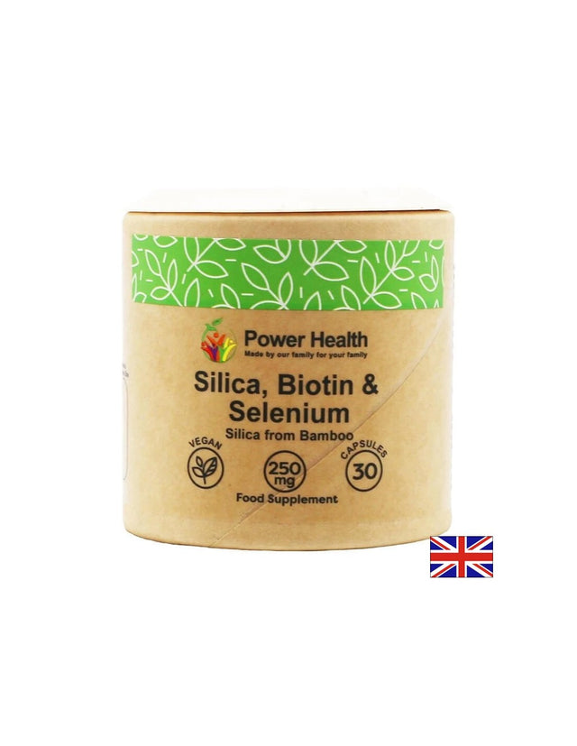 Коса, кожа и нокти - Силиций, Биотин и Селен, 30 капсули - Feel You