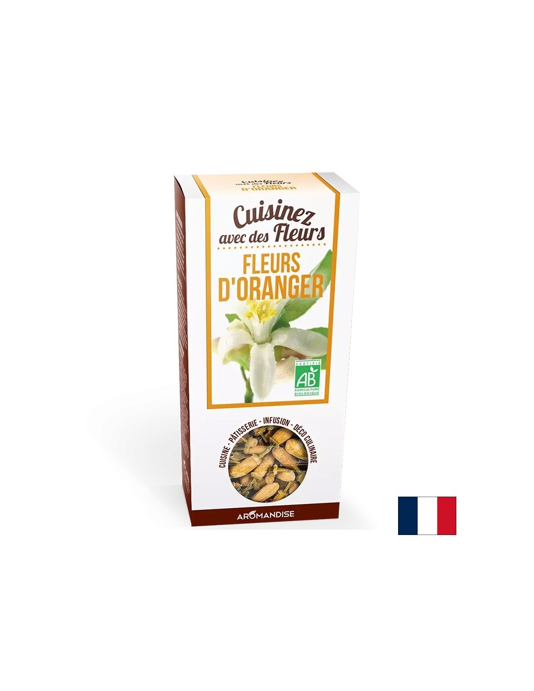 Портокалов цвят – за декорация на храна и коктейли, 30 g - Feel You