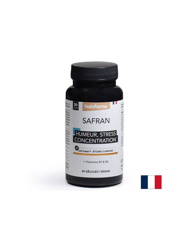 Шафран 30 mg + Витамин B5 и B6 – Емоционален баланс и спокойствие, 30 капсули - Feel You