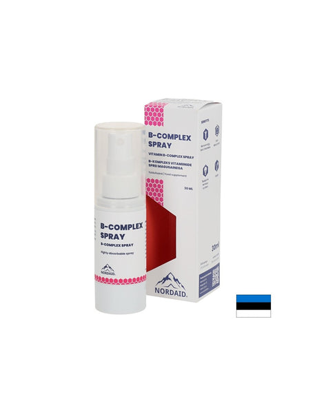 Нервна система - Витамин В-Комплекс спрей за уста с вкус на мента, 30 ml / 200 впръсквания Nordaid - Feel You