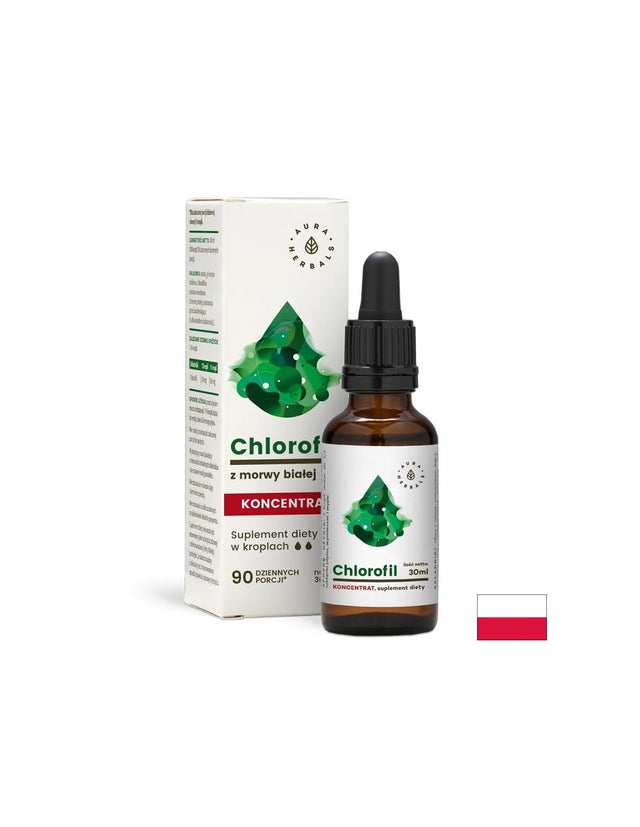 Детоксикация - Хлорофил, 30 ml капки Aura Herbals - Feel You