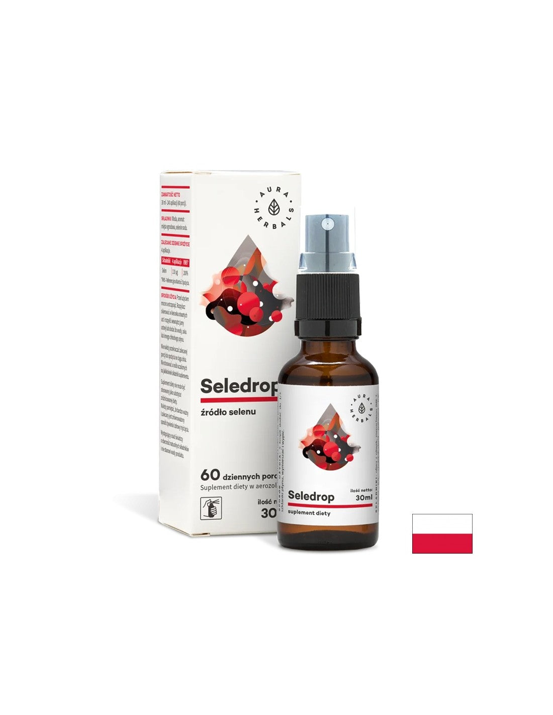 В подкрепа на щитовидната жлеза - Селен (натриев селенит), 30 ml орален спрей Aura Herbals - Feel You