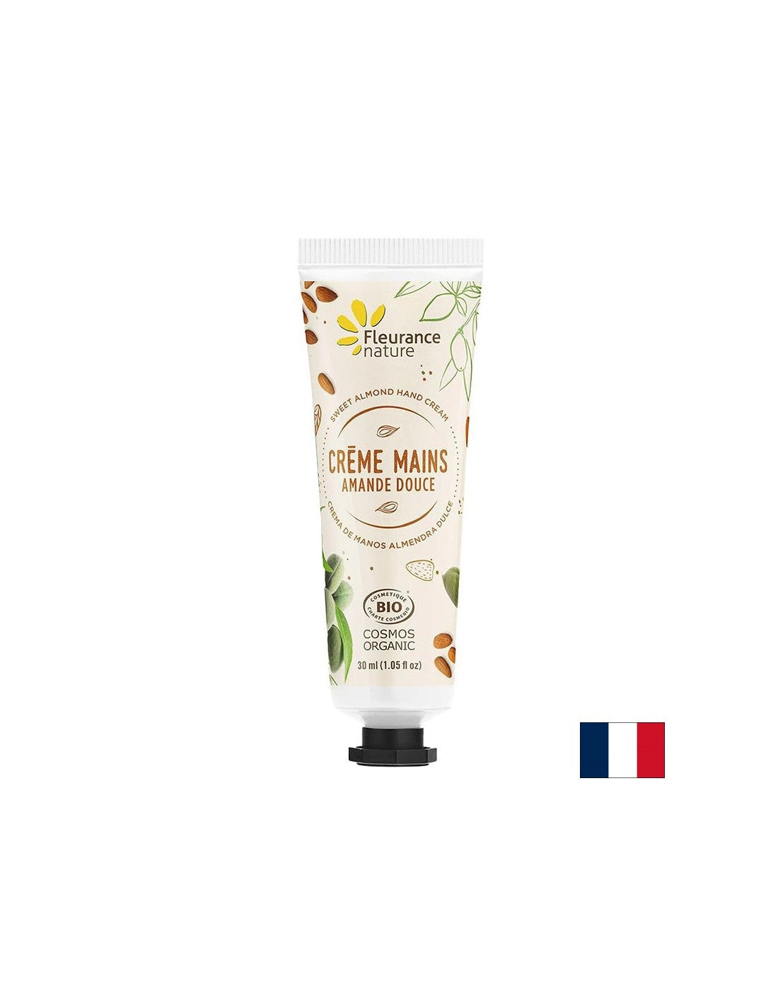 Крем за ръце с масло от сладък бадем, масло от Ший, Алое Вера, 30 ml Fleurance Nature - Feel You