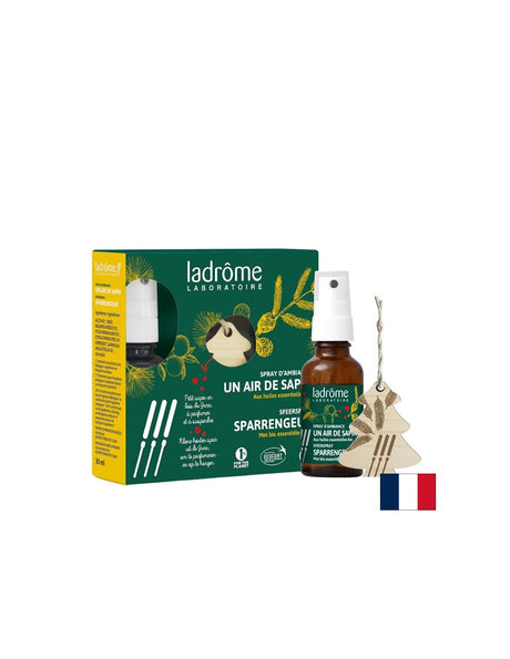 Комплект за стая (спрей с етерични масла БИО + дървена висулка), 30 ml - Feel You